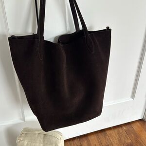 Madewell Suede The Shopper Tote